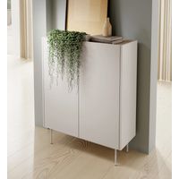 AX LIVING Kommode Schmal Hoch Orchis KD97 97 cm Modern in Kaschmir