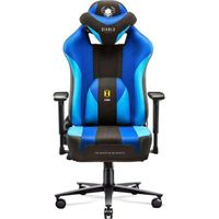 UNKNOWN Diablo Fauteuil Gaming Tissu X-Player 2.0 - Chaise Gamer avec Accoudoirs 3D - Coussin Cervical/Lombaire Fonction Basculement - Chaise Bureau Gaming 150 kg - Chaise Gaming Ergonomique - Normal