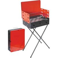 BARBECUE A CARBONELLA 'VALIGETTA' 43x31x77h cm