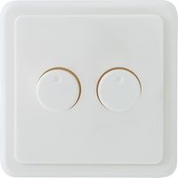 EcoDim Bouton variateur DUO PEHA incl. Cache Interrupteur Rotatif