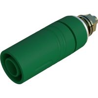 Hirschmann Test & Measurement CO SAB 2600 G M4 Au, gn Sicherheits-Laborbuchse Buchse, Einbau vertika