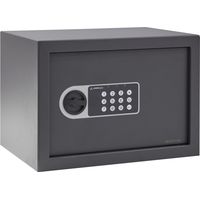 ARREGUI Premier 16501-S2 Möbeltresor Möbelsafe aus Stahl mit Elektronikschloss, Haussafe mit programmierbarem elektronischem Zahlenschloss, Tresor Safe mit Notschlüssel, 25 x 35 x 25 cm, 16 L