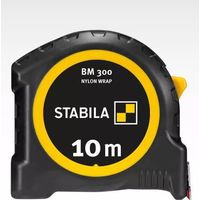 Stabila Taschenbandmaß BM 300, 10 m, metrische Skala