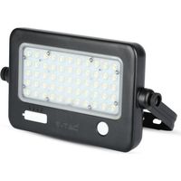 V-TAC VT-788-10 10W LED Solarscheinwerfer mit sensor neutralweiß 4000K Schwarzer Körper IP65 - 8674