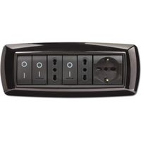 PLACCA LIFE LIVING PLAST NERO 7P