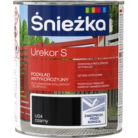 Śnieżka Urekor S apprêt anticorrosion noir 0,8L