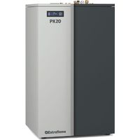La Nordica Extraflame caldaia a pellet PK 20 grigia 5,7-20,0 kW 20,00kW H2O 573 m riscaldamento acqua e termosifoni