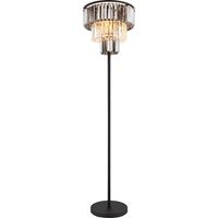 Globo - lámpara de pie - Naxis - negro - metal - Ø 40cm - E27 -