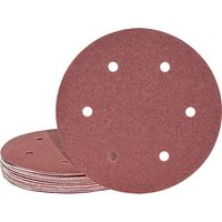 MioTools Fox Klett-Schleifscheiben, 225 mm, 6-Loch, f. Trockenbauschleifer, Normalkorund (10 Stk.) K24