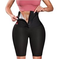 Short De Sudation - En Tissu Polymère Thermorétente Sans Néoprène - Taille Haute Avec 3 Crochets Réglables - Pour Activité Physique - Taille Unique
