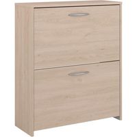 Mobile per scarpe 2 ribalte - EASY LIFE - Rovere - 66,5 x 78,5 x 25,1 - PARISOT