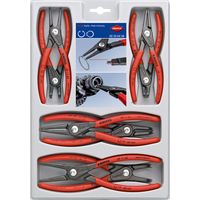 KNIPEX 00 20 04 SB Präzisions-Sicherungsringzangen-Set 8-teilig