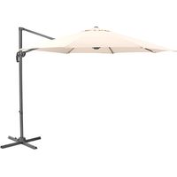 SVITA Sonnenschirm Ampelschirm Garten Terrasse Outdoor 360° Schirm Aluminium drehbar kippbar Gartenschirm Gartenmöbel Beige