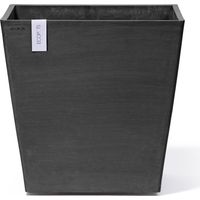 Ecopots Rotterdam Wheels 50 Blumentopf - L 50,2 cm x B 50,2 cm x H 49,5 cm - Innen- und Außenbereich