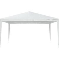 Tente de réception, Pavillon, Pergola, Tente de jardin, 4x4 m Blanc OIB7562E