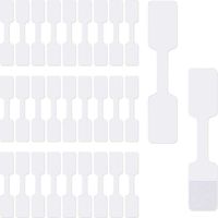 YMYNY Blank Jewelry Price Stickers Labels Jewelry Price Tag Self Adhesive Dumbbell Label Rectangle Necklace Price Identification Label (200pcs)