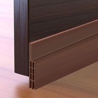 1 Silikon-Dichtungsstreifen 100 x 5 cm, schalldämmend, wärmeisolierend, staubdicht, insektenabweisend, für Innen- und Außentüren