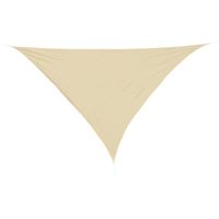 Tenda da Sole Ombreggiante Triangolare da 4x4x4 m, Vela Ombreggiante in PE e Acciaio, Giallo
