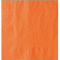 Serviette jetable Orange 2 plis 40x40 cm - 100 pièces - Ecobioshopping