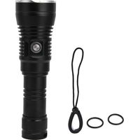 Lampe torche de plongée XHP70 3500 lm en alliage d'aluminium, étanche à 100 m (IP68), idéale pour la plongée et la pêche.