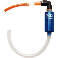 Bgs Clapet de purge aluminium anodisé bleu 13x9.8x2.4 cm