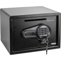 Genie Hand Cassaforte Motorizzata da Armadio Piccola Cassetta di Sicurezza con Codice a Combinazione e Chiave a Croce Casseforti per Soldi