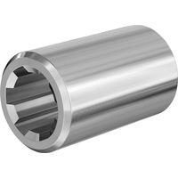Manchon pour Arbre de transmission Arbre cannelé Type B 80 mm 1 3/8" 6 Dents 6 Rainures Tracteur