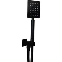 Ensemble de douche carré noir mat