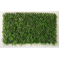 Siepe artificiale con steccato + erba sempreverde arelle arella mt.1x2 - Salone