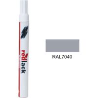 Retuschierstift 8 ml – RAL 7040 - Matt - Fenstergrau - für verschiedene Oberflächen - Redlack
