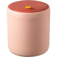 Mini Poubelle Poubelles De Bureau Panier À Ordures Maison Table En Plastique Poubelle Fournitures De Bureau Poubelles Divers Baril Boîte Rose