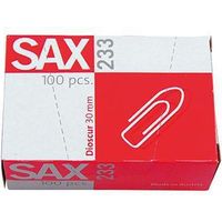 SAX Büroklammer 1-233-00 30mm verzinkt 100 St./Pack.