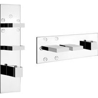 Gessi Rettangolo, Fertigmontageset mit 3 bis 5 Wegen, eine