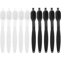 BUNTHAUS Set mit 10 kleinen Nylon-Reinigungsbürsten für Küchengeräte – für Entsafter und Sojamilch – Weiß und Schwarz