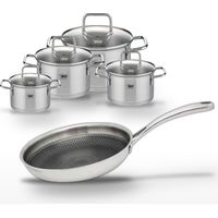 Lot Faitouts 12/14/16/20cm et Poêle 24cm Elo Relief Evolution