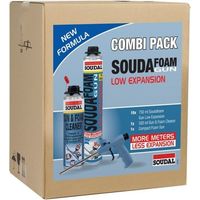 Soudal Combibox Soudafoam Low Expansion GUN 750ML 10+1+1