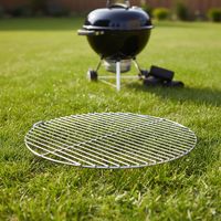 Melko BBQ Grillrost Grillgitter aus Edelstahl, rund, Ø 55 cm - Zum Grillen von Fleisch, Fisch und Gemüse