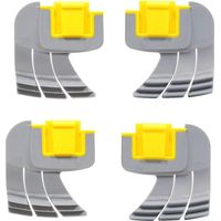 Brosse centrifuge Cyclone R0714400 de remplacement pour nettoyeur de piscine Zodiac Mx8 Mx6 Elite, puissantes brosses de nettoyage pour sols de piscine, lot de 4