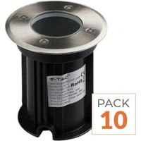 Spot LED Extérieur Encastrable IP65 pour Ampoule GU10 - Pack de 10 - SILAMP