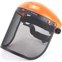 VISIERA PROTEZIONE METALLICA ARANCIONE