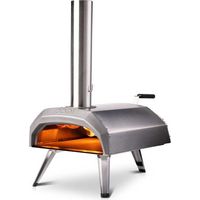 Ooni – Four à pizza portable inox 12 kg – Mode de combustion bois et charbon – Prêt à cuire en 15 mn – Dimensions 77 x 40 x 80 cm