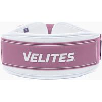 Cintur贸n de levantamiento VELITES L 91-97 cm Rosa interior viscoel谩stico cierre de velcro
