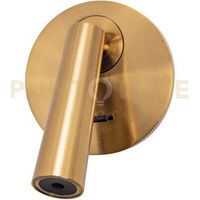 APPLIQUE DA PARETE Zambelis 71 OTTONE SATINATO 3000K