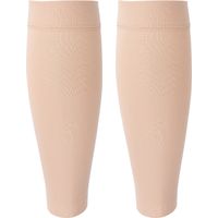 Chaussettes de contention femme respirantes élastiques mi-mollet ouvert orteil, bas amincissants pour jambes fines.