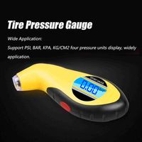 Compteur de pression des pneus 0-150PSI, jauge numérique électronique, affichage LCD avec rétro-éclairage