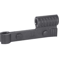 Afbat – Verrou clic pour crochet de volet en bois – Diamètre 10 mm – Longueur 97 mm – Noir – Verrouillage rapide en un clic