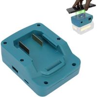 Chargeur batterie et adaptateur sans fil - Compatible PARKSIDE X20V TEAM PAP20A1 etc. - Ports Type C et USB DC