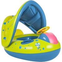 Inflatable pool seat/float with sun protection, for babies and children aged 6 to 36 months.