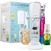 SodaStream - Machine à soda Art White avec accessoires, saveur Ginger Ale, blanc 42007331