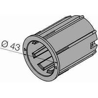Nice 575.24801 - Kit Kappe weiß für rullo tipo Acmeda 48 mm, für Motoren 35 mm. Von associare necessariamente ai Kit Halterungen bianchi, interasse 55 mm für Motoren 35 mm 525.40001 oder 525.40003.